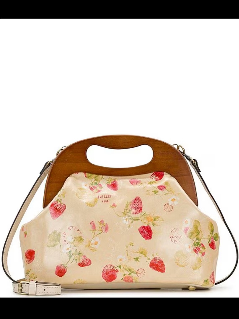 NWT-Patricia Nash-SET-Parisian๐Strawberry-Sandrine Bag & Fira Frame Wallet-$258 - Picture 10 of 16